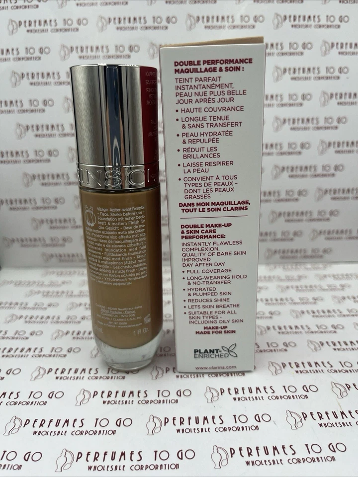 Clarins Skin Illusion Full Coverage Matte Finish Hydrating Foundation #113C New - Image 2 of 4