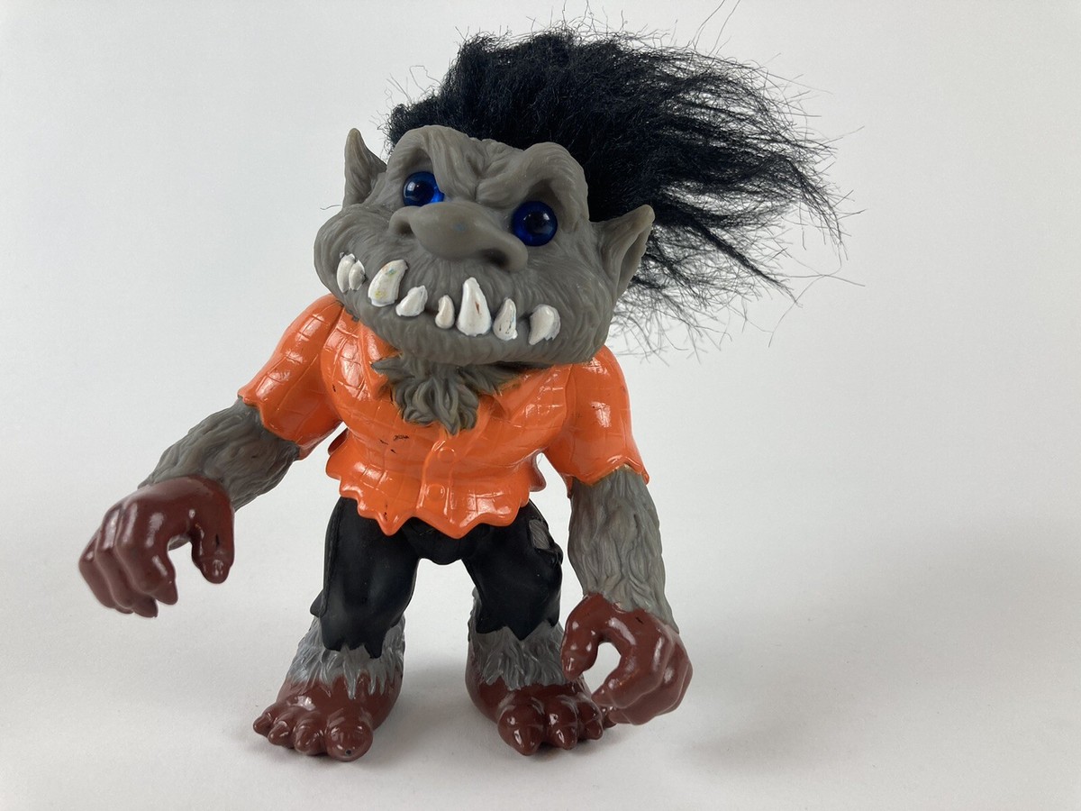 VTG Battle Trolls Wolfman Troll 1992 Hasbro Horror Figure Troll