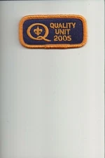 2005 Quality Unit patch