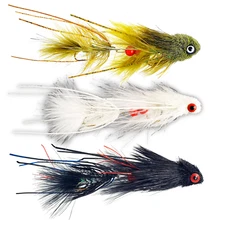 Sex Dungeon 6 Pack Assortment - Size #2 Articulated Streamer Fly Variety Pack
