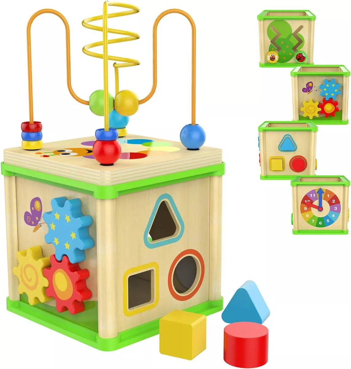 hahaland Cubo Montessori Juguetes Bebes 6-12 Meses, Caja de Pañuelos  Pull-Along Sensorial Juguetes Niños 1 Año, Suave Cubo de Actividad Juguetes  Educativos para Bebes 6 8 9 10 12 Meses Regalos Bebe : : Juguetes  y juegos