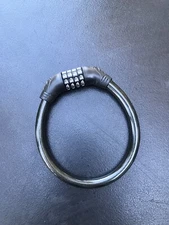 4-Digit Combination Password lock Bicycle Combination Cable Lock Anti-theft Bike