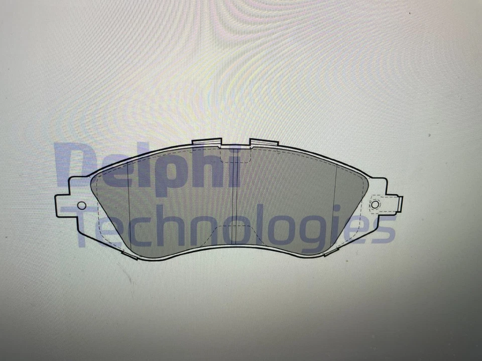 Pastillas de freno delanteras Delphi OEM para Pontiac G3 G3 Wave Wave5 Daewoo Nubira Leganza Foto 2 de 2