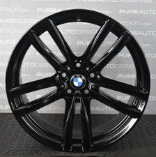 One Genuine 7 Series G11 19" FRONT Alloy Wheel REFURBISHED GOSS BLACK 7850579