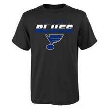 Outerstuff NHL Youth Boys St. Louis Blues Team Logo Short Sleeve Tee