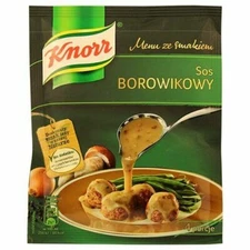 Knorr Sos Borowikowy Boletus Mushroom Sauce Gravy 37g Bag (3-Pack) Free Shipping