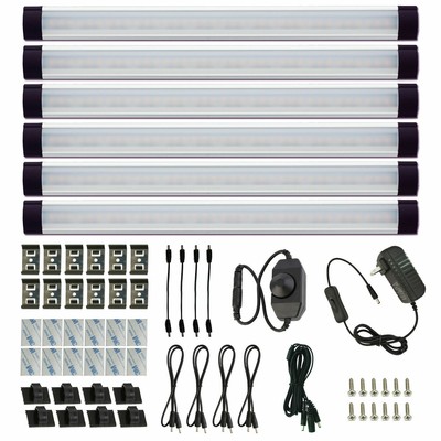 12V LED Under Cabinet Lighting Bar Dimmable Counter Shelf Display Lighting