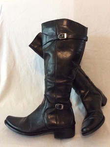 pavers black knee high boots