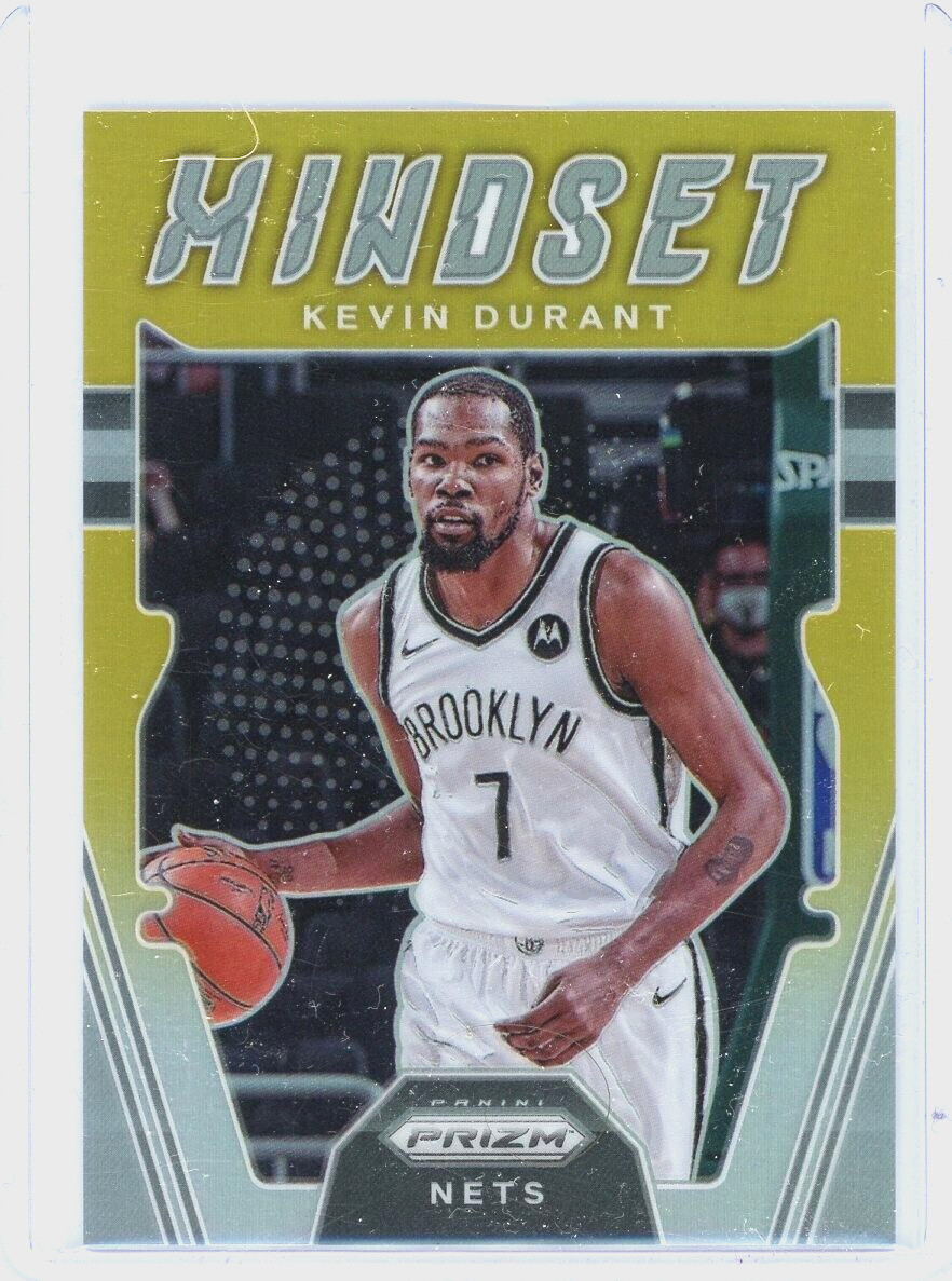 2021-22 Panini Prizm Mindset Gold Prizm #10 Kevin Durant No 10 of 10
