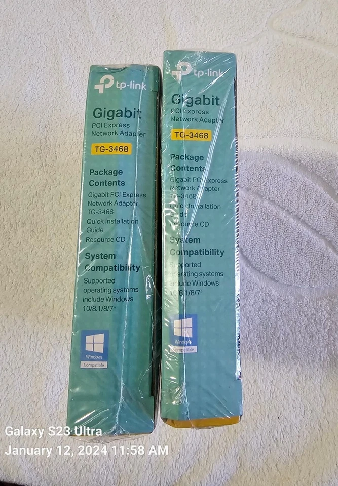 (2) TP-Link TG-3468 Gigabit PCI Express Network Adapters (NEW) - Image 3 of 4