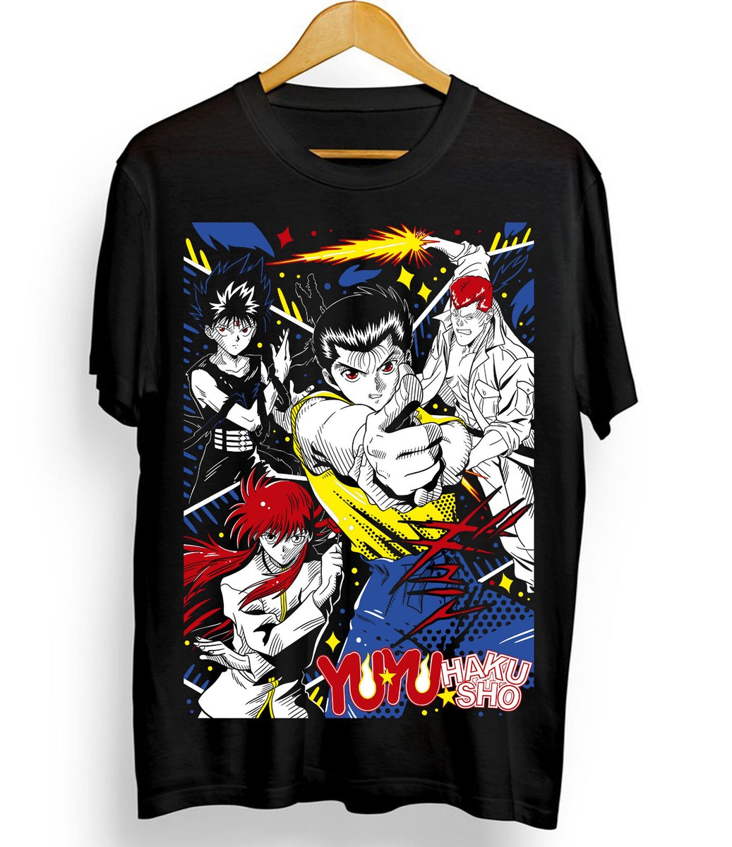 Yu Yu Hakusho T-shirt,Yusuke,Hiel,Kuwabara And Kurama Anime