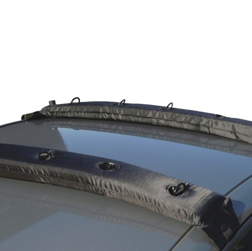 2x Universal Inflatable Soft Roof Racks 80kg Capacity Top Luggage Canoe Carrier - Foto 2 di 5