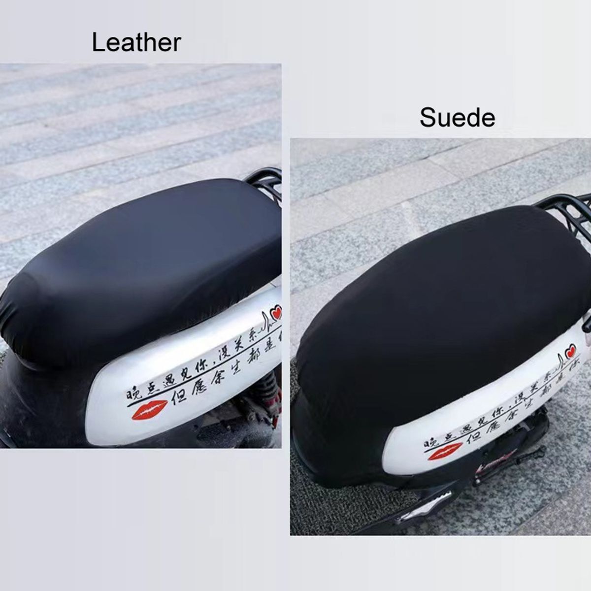 Universal Motorrad Sitzbezug 80x60 Cm - Wasserdichtes PU-Leder