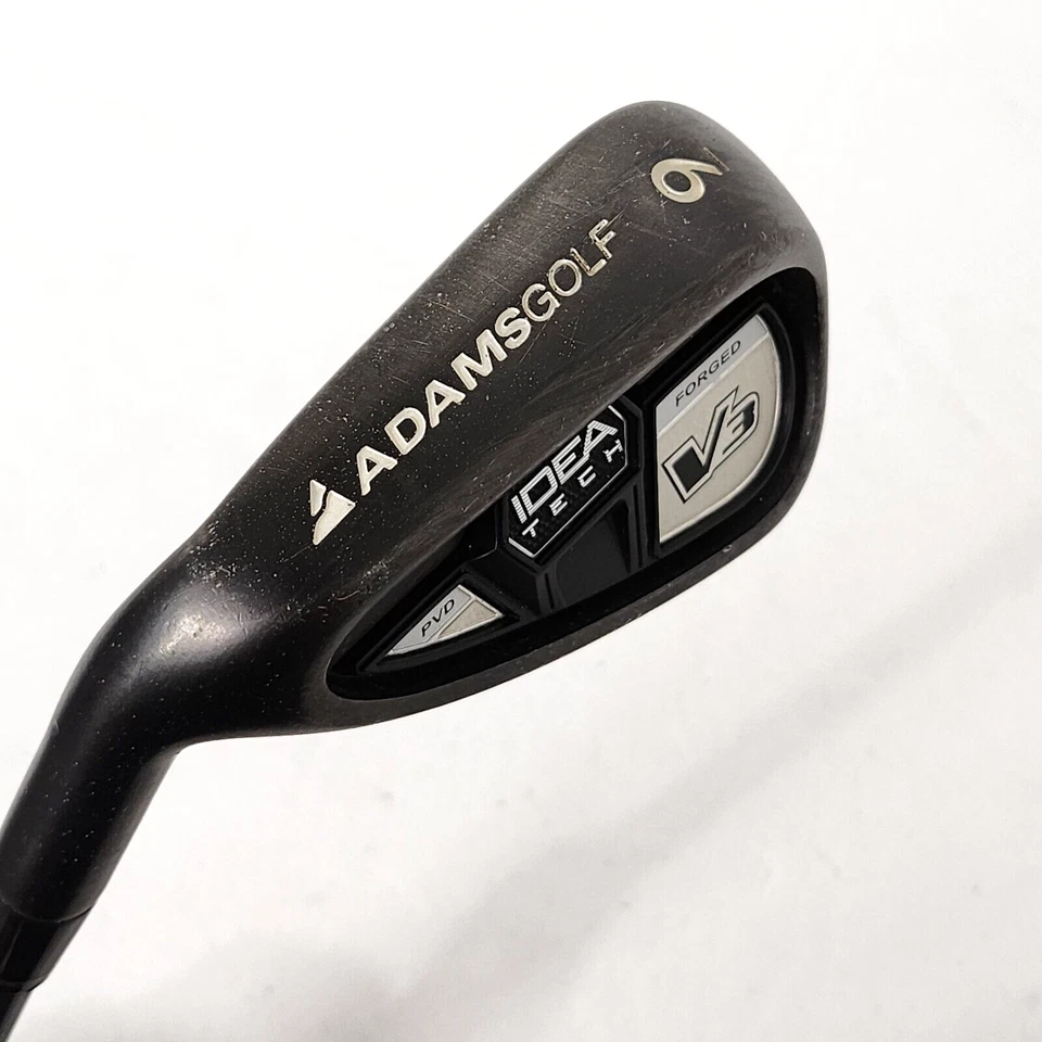 Left-Handed Adams IDEA V3 Forged PVD 9-Iron Senior-Flex Graphite 36.25" New Grip - Image 2 of 4