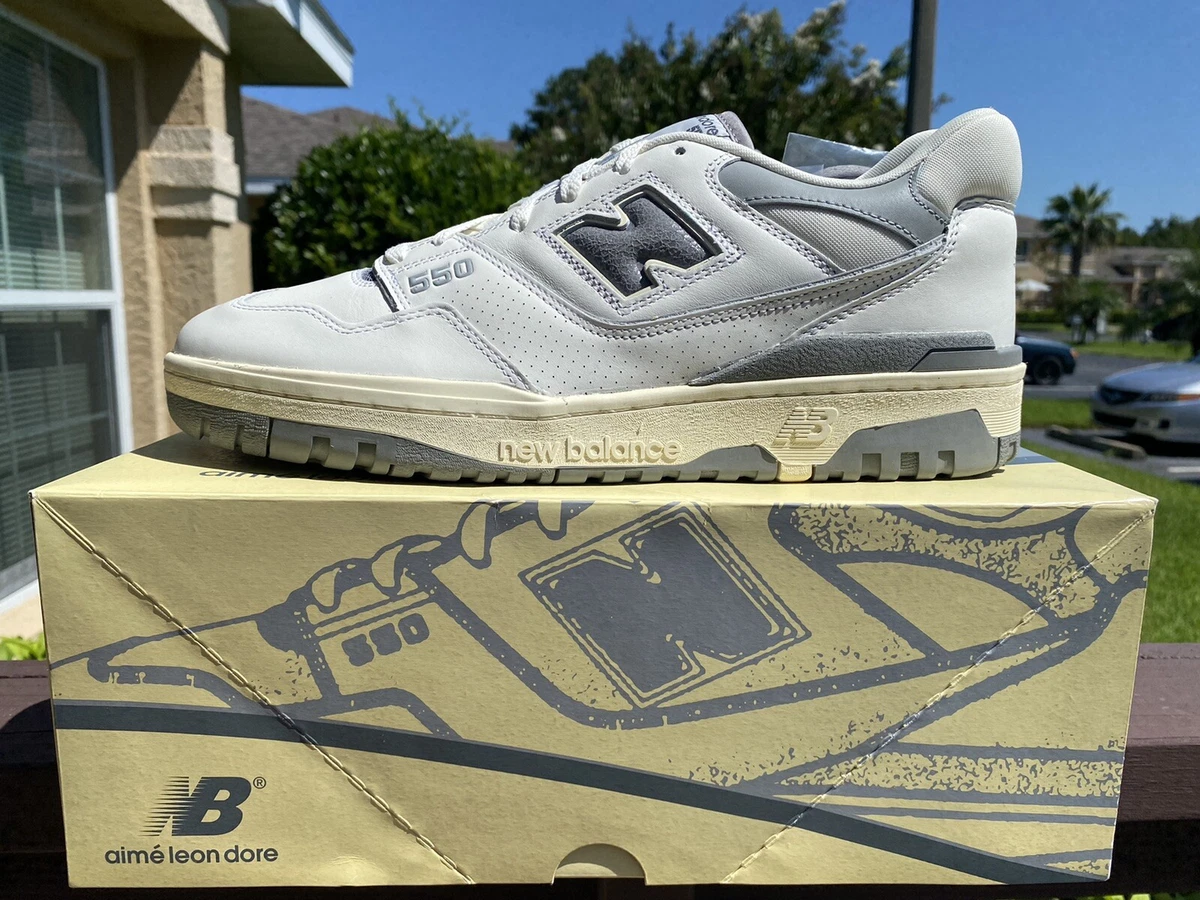 Aime Leon Dore x New Balance 550 BB550ALE - Oxford Silver Grey