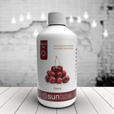 250ml Kirschduft 10 % Spray hellbraun (Medium) - Suntana-Lösung