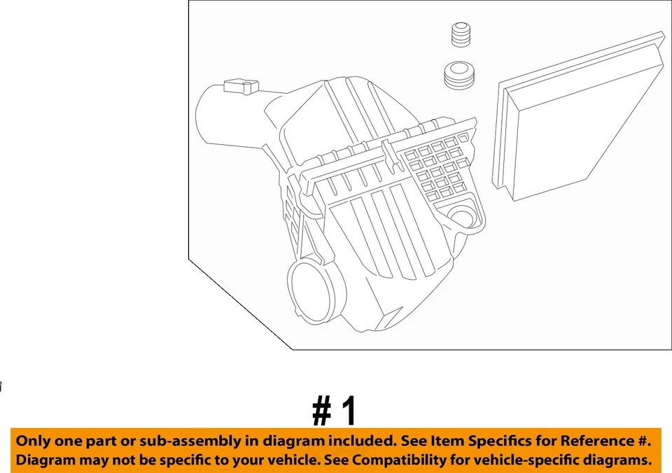Conjunto de filtro de aire usado se adapta a: BMW 528I Grado B 2014 Foto 4 de 4