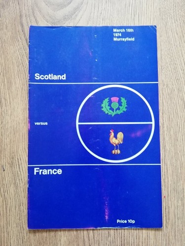 Scotland v France Rugby Programmes 1948 - 2012 - Picture 33 of 66