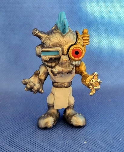 TREASURE X MONSTER GOLD 2.75" SILVER MAD SCIENTIST FIGURE 24K GOLD-DIPPED HAND - 第 1/3 張圖片