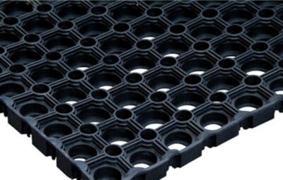 2er Pack GRASSCHONER Gummi Spielplatz Sicherheit Klettergerüste Schaukeln Tor Matte
