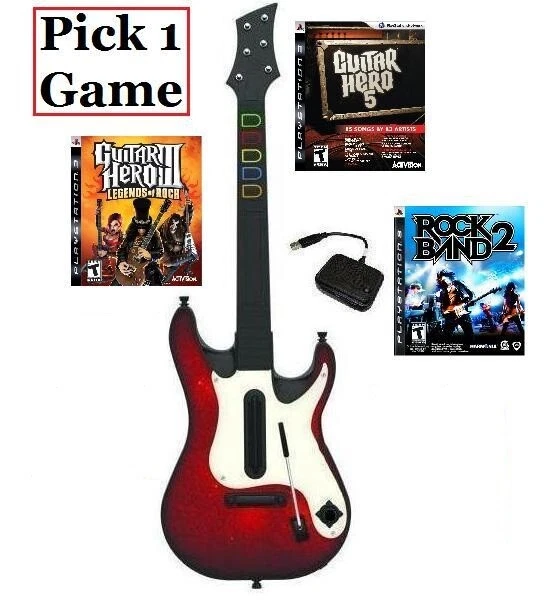 PS3 GUITAR HERO, GH 3, GH 5, DJ HERO and Michael Jackson the Experience