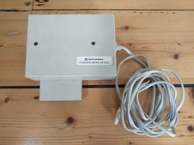 Commodore Communications Modem 64 128 C64 C128 Vintage Retro