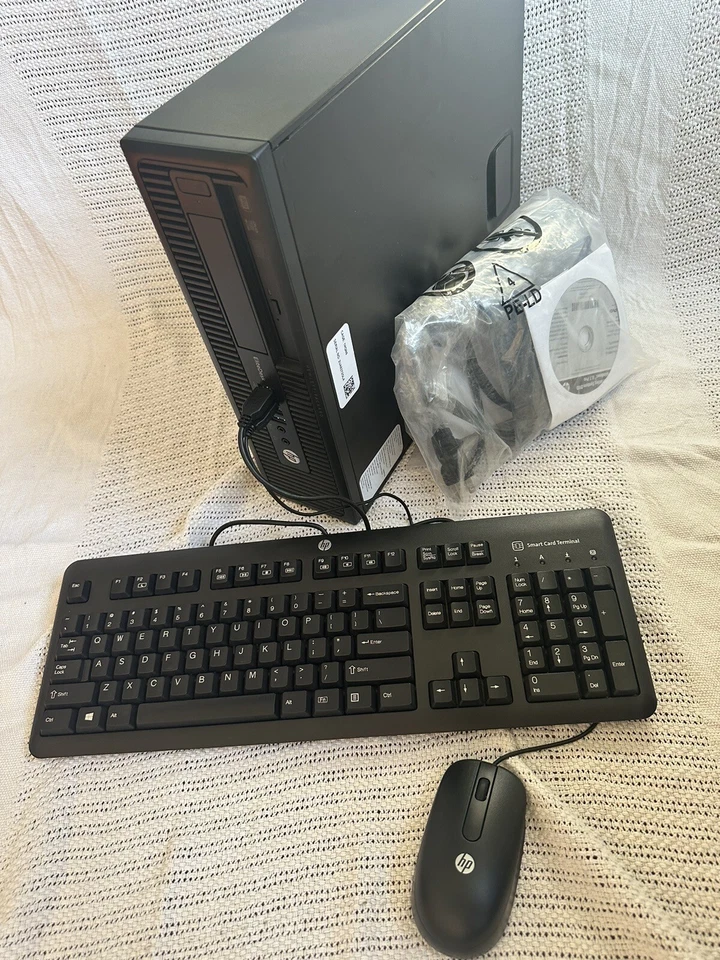 NIB HP A10 PRO Elitedesk 705 G1 SFF Desktop Computer 4GB RAM 500GB HD W/extras - Image 3 of 4