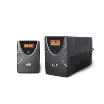 SKE UPS 850VA+1500VA Battery Backup Power Supply Surge Protector 480W+900W Se...