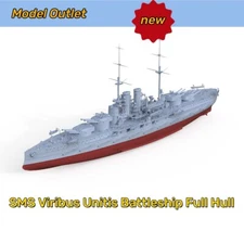 PreSale 1/144 Military Model Kit SMS Viribus Unitis Battleship Full Hull