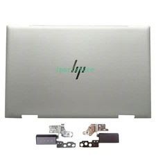 New For HP Envy X360 15-ed 15m-ed 15m-ed1013dx Lcd Back Cover W/ Hinges Silver