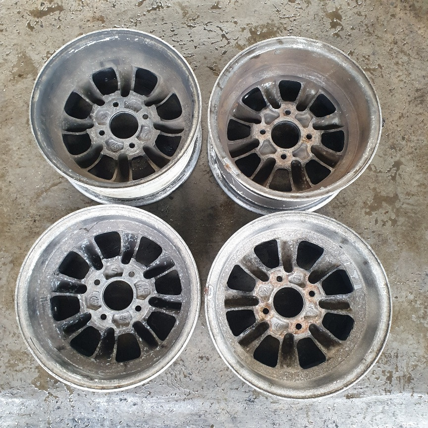 JDM Watanabe 14" wheels for Ae86 ta22 ta23 b110 kp61 ae85 ke70 ae70