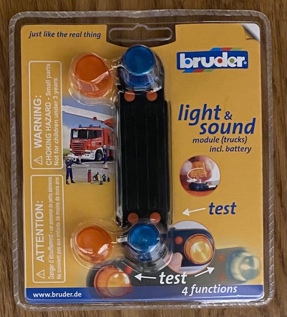 BRUDER Light and Sound Module for Trucks 02801 for sale online eBay