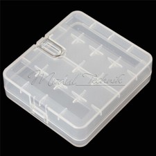 Plastic Battery Case Portable Hard Holder Storage Box For 4x18650 Batteries-