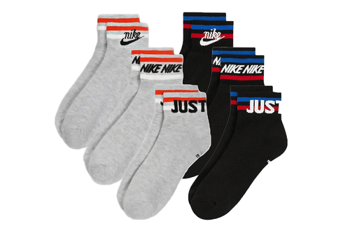 6 Paar Nike Everyday Essential Ankle Sneakersocken Socken Quarter Unisex DX5080 - Picture 5 of 7