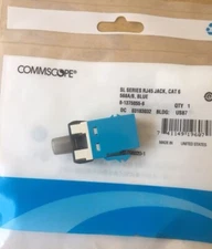New Commscope Category 6 Gigabit RJ45 CAT6 blue Network Jack（25）pcFree shipping