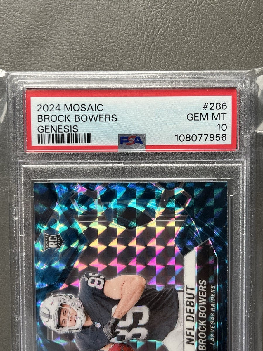 シングルカード 2024 Panini Mosaic Brock Bowers PSA 10 PSA 10 Brock Bowers Genesis Rookie 2024 Panini Mosaic Las