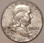 1963-D FRANKLIN HALF DOLLAR - Extra Fine - Details - #3527EB