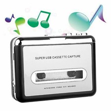 Tape to PC Super USB Cassette-to-MP3 Converter Capture Audio Music Player