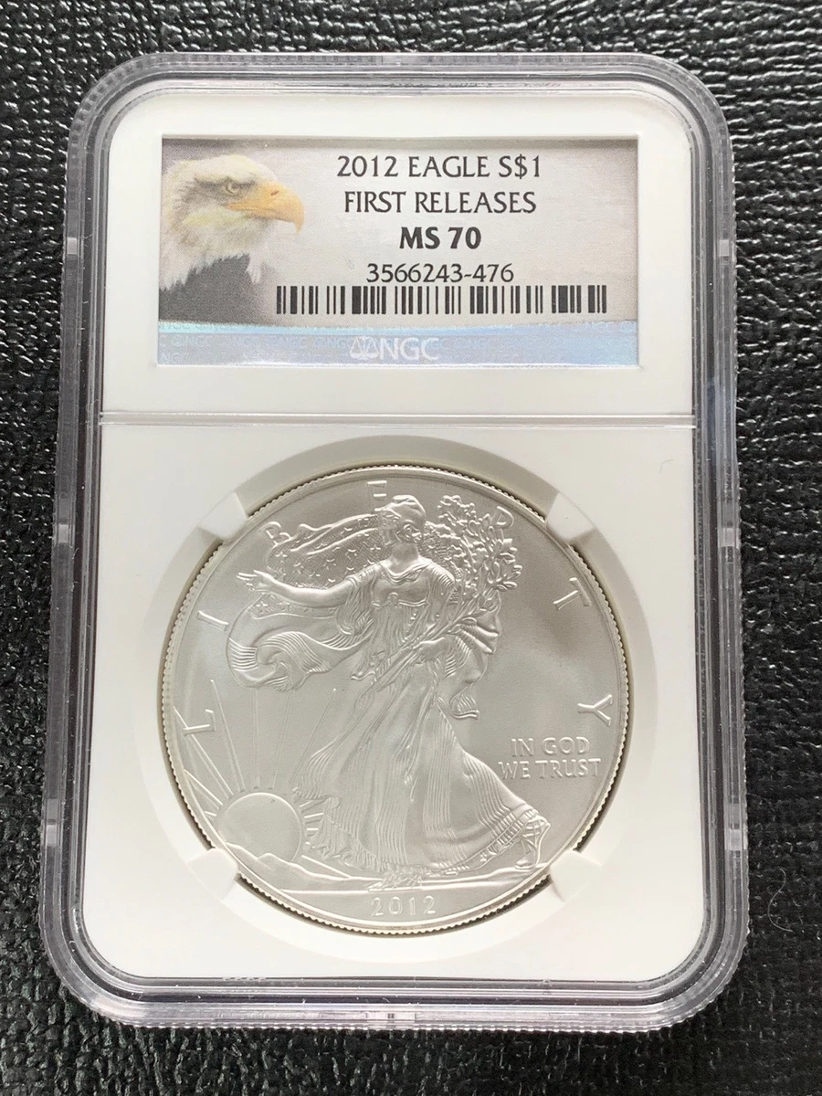 American Eagle MS 70 Graded 2012 Silver Bullion Coins for sale | eBay