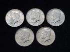 Group of 5 1964 Kennedy 90% Silver Half Dollars 01 NICE!