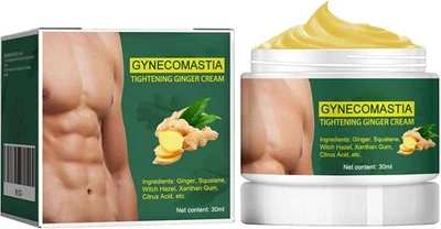 GNAUMORE Male Chest Massage Cream,Gynecomastia Cellulite Reduction Cream Tightening Ging