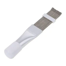 Silver Air Conditioner Fin Repair Cleaning Tool Comb Condenser Brush brandnew