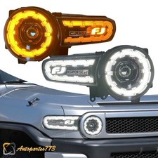 For 2007-2014 Toyota Fj Cruiser Led Sequential Signal Projector Headlights Lamps