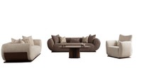 Couchgarnitur Sofa Set 2X Sofas 3 Sitzer Couchtisch Sessel Wohnzimmer