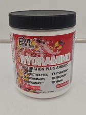 EVL Evlution Nutrition Hydramino Hydration Amino 30 Serving Fruit Punch Exp 9/26