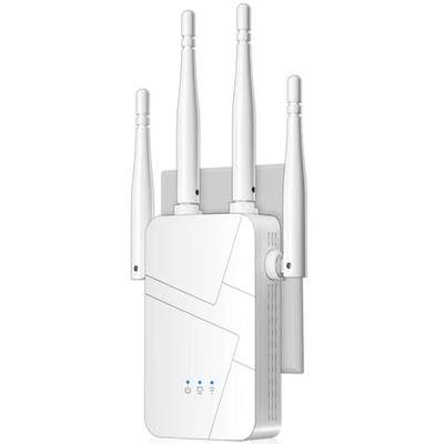 2026 WiFi Extender, 15888 sq.ft Internet Extender Booster, Long WHITE - Image 1 of 4