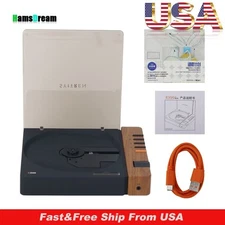 Syitren R300 Wooden CD Player Bluetooth Audio Player Support for CD-R/CD-RW #USA