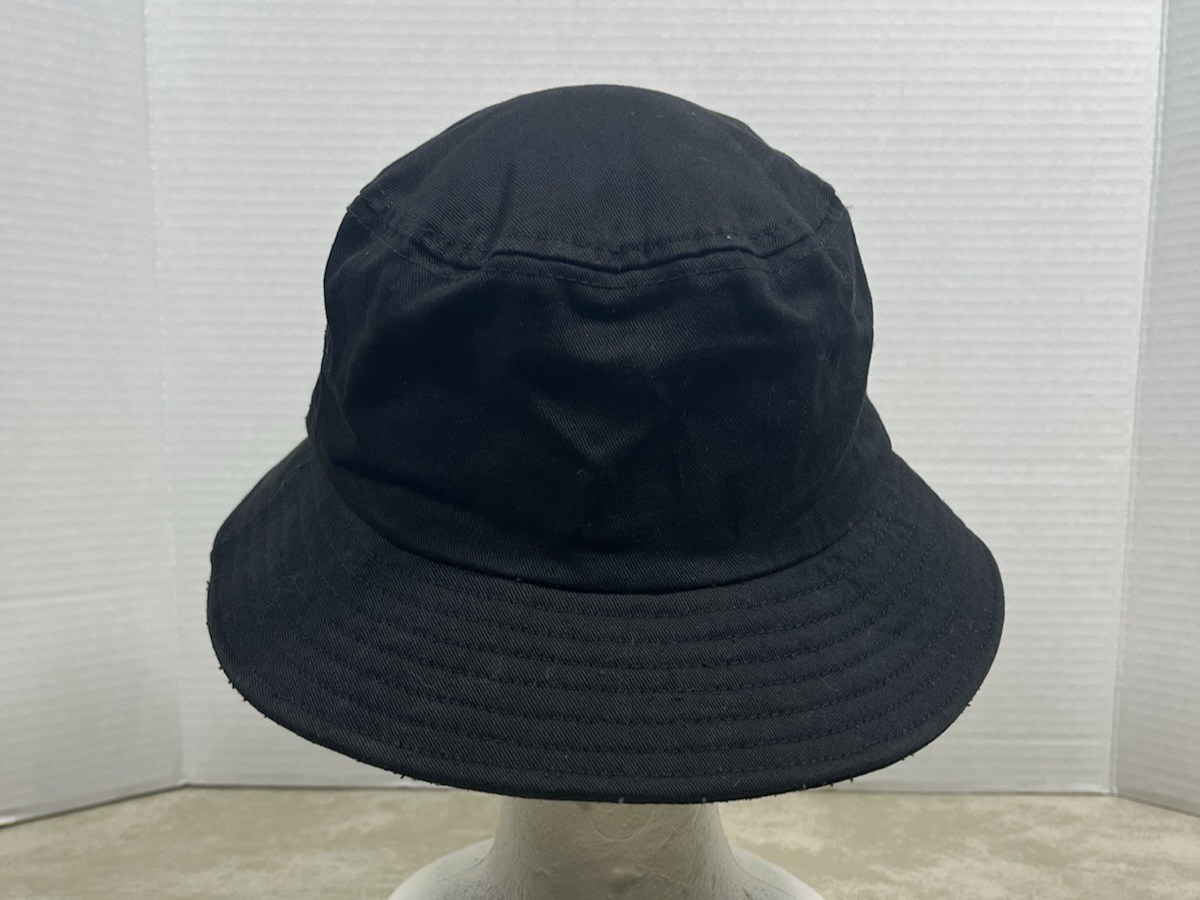 Stussy Capz Black Spellout Bucket Hat S/M | eBay