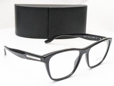Prada VPR 04T 1AB-101 Black Unisex Eyeglasses Frames 54-16-140