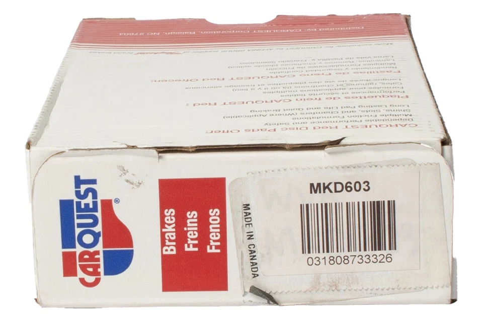 Pastillas de freno traseras Carquest Wearever plateadas para Mercedes-Benz SL600 MKD603 1994-02 Foto 3 de 4